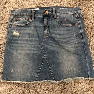 Gap jean skirt!